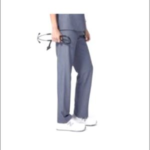 Figs heather denim Livingston scrub pants - M